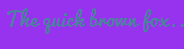 Image with Font Color 517FA4 and Background Color 9733EE